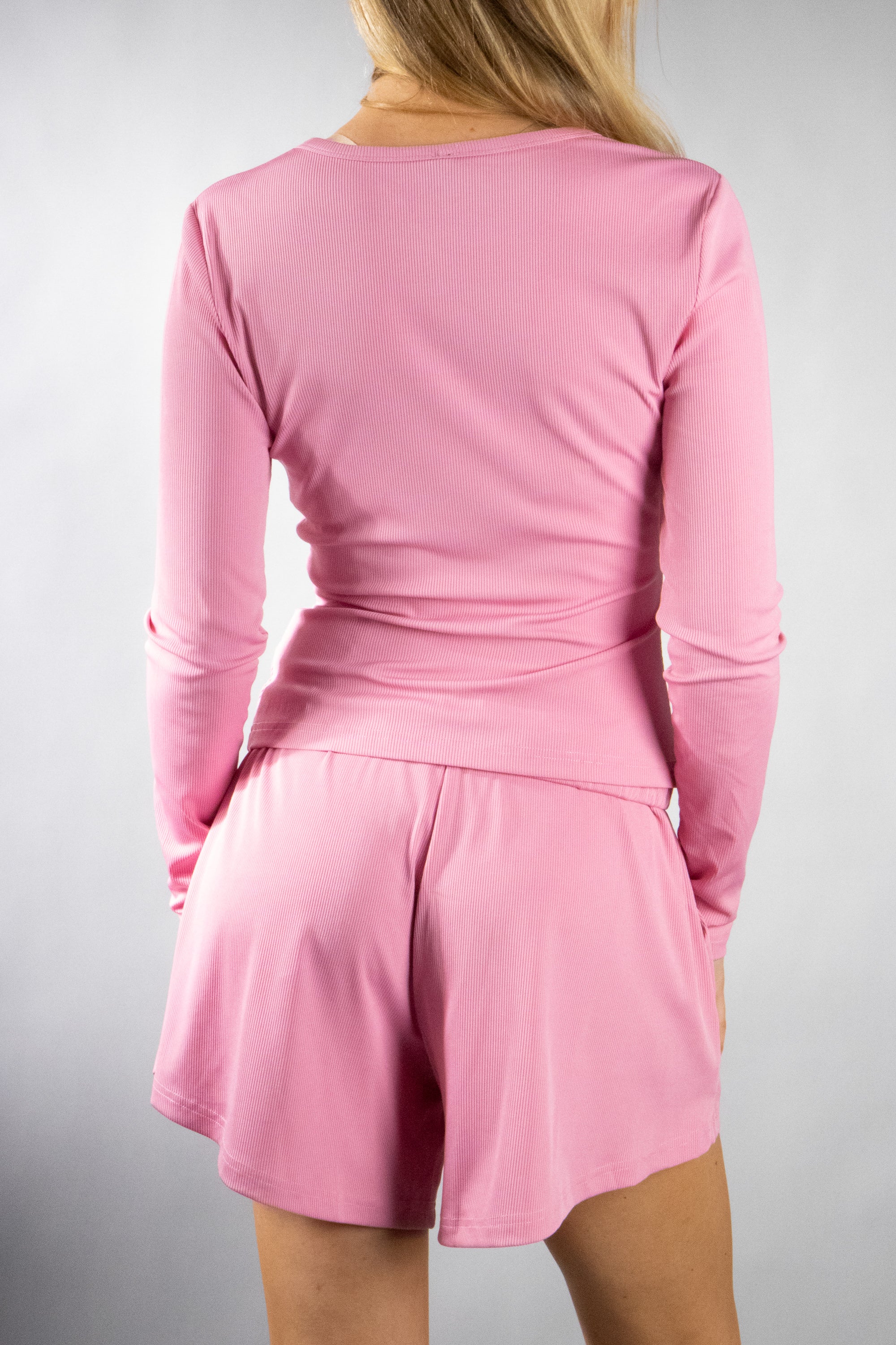 Women's Cozy Henley Top and Short Set