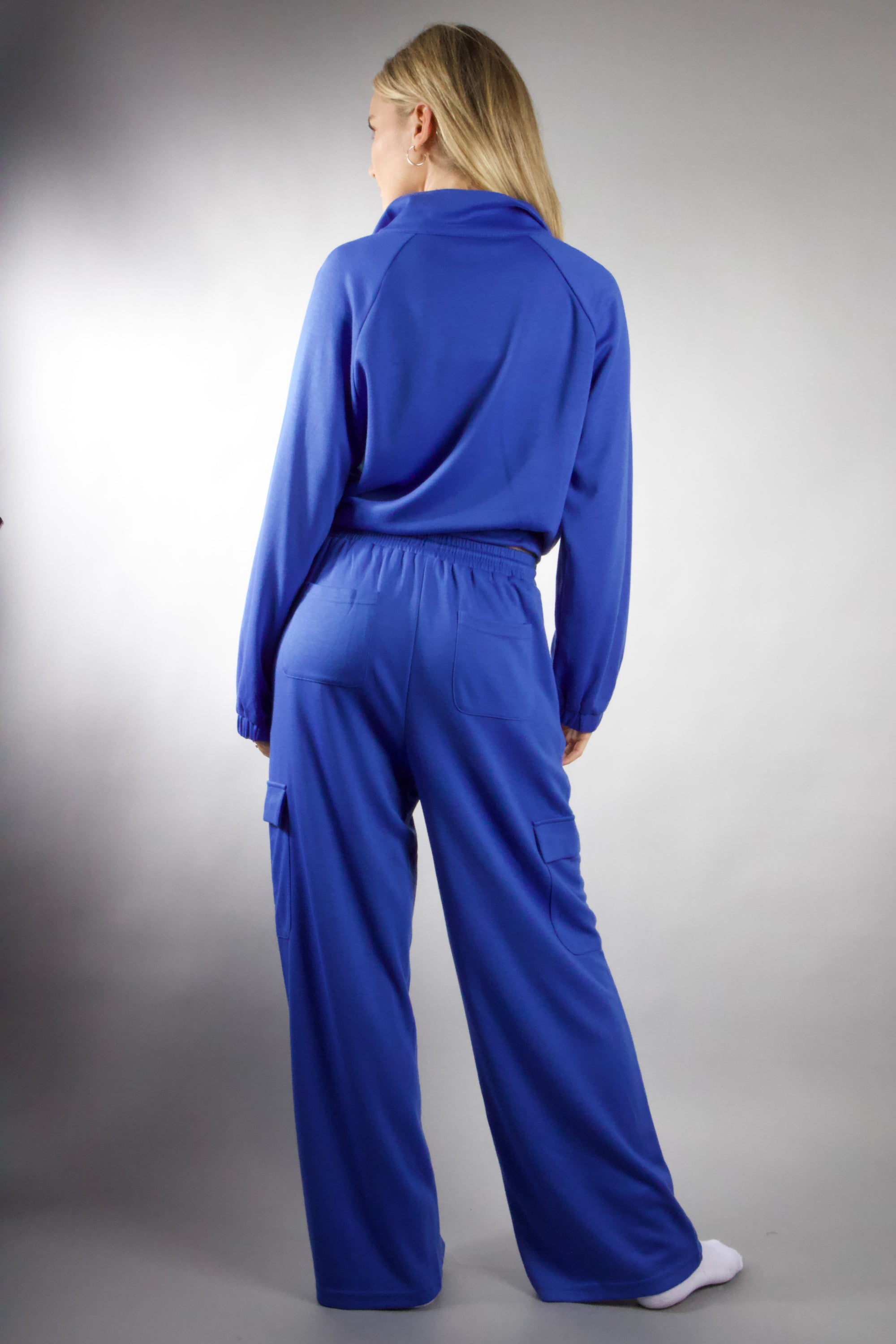 Women's Half Zip Pullover and Pants Set