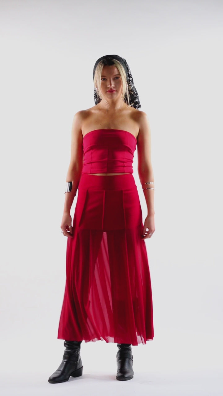 Double Layer Seam Skirt