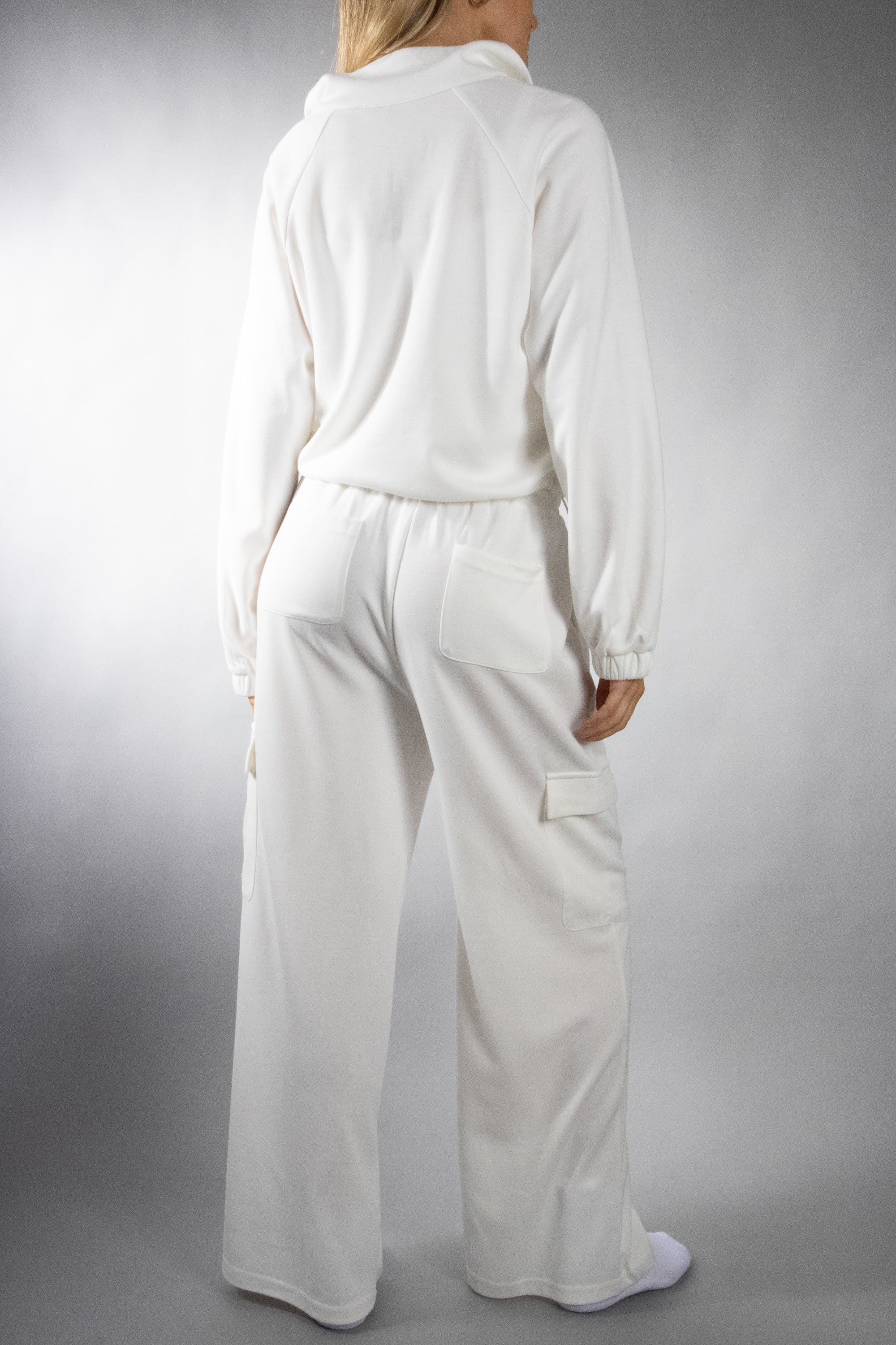 Women's Half Zip Pullover and Pants Set
