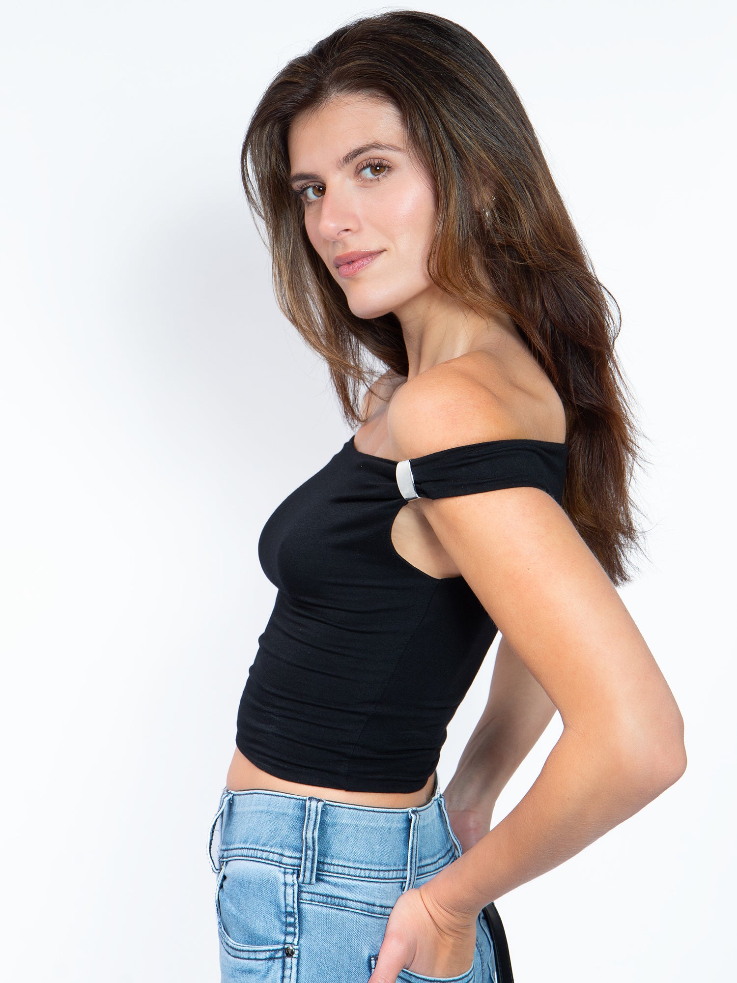 Metal Deco Stretch Top