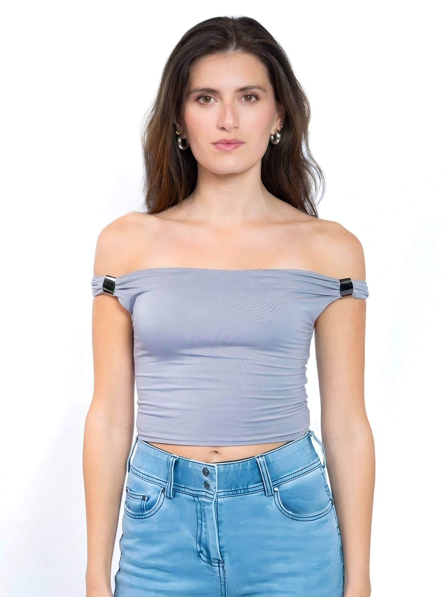 Metal Deco Stretch Top