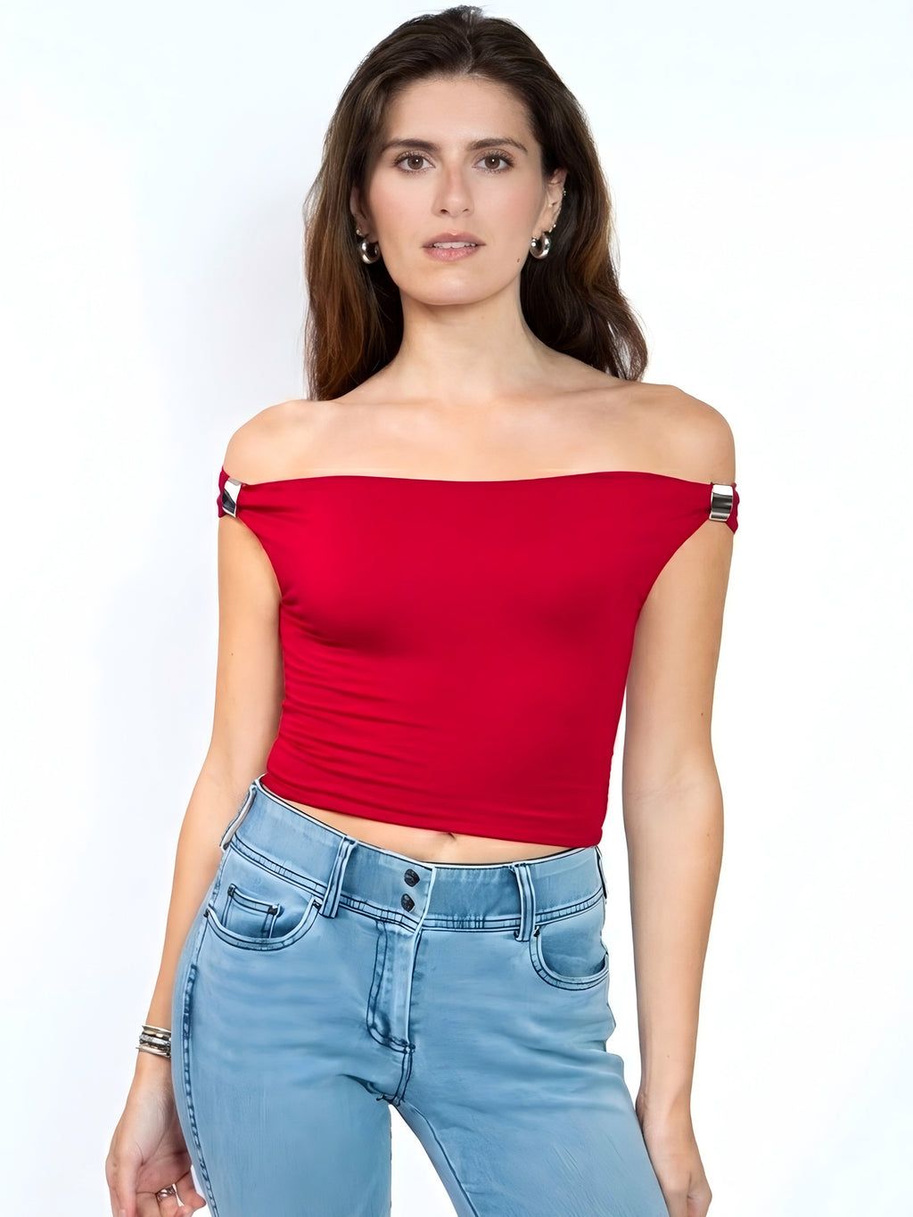 Metal Deco Stretch Top
