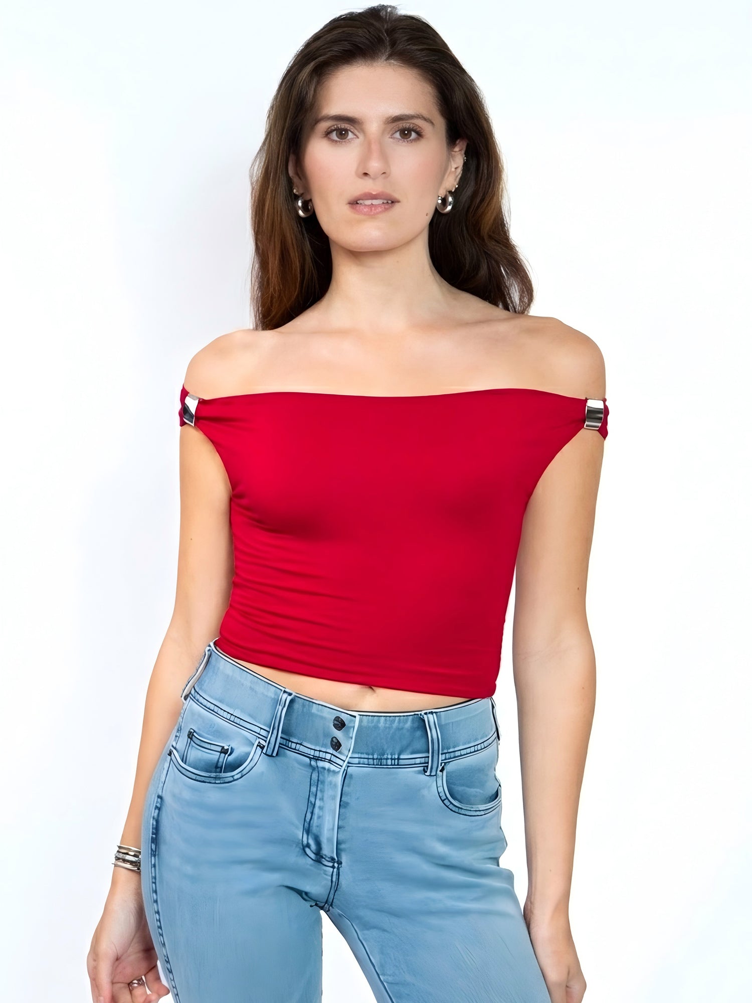 Metal Deco Stretch Top