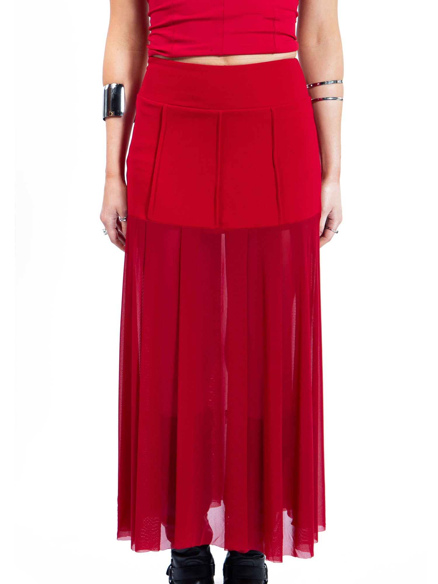 Double Layer Seam Skirt