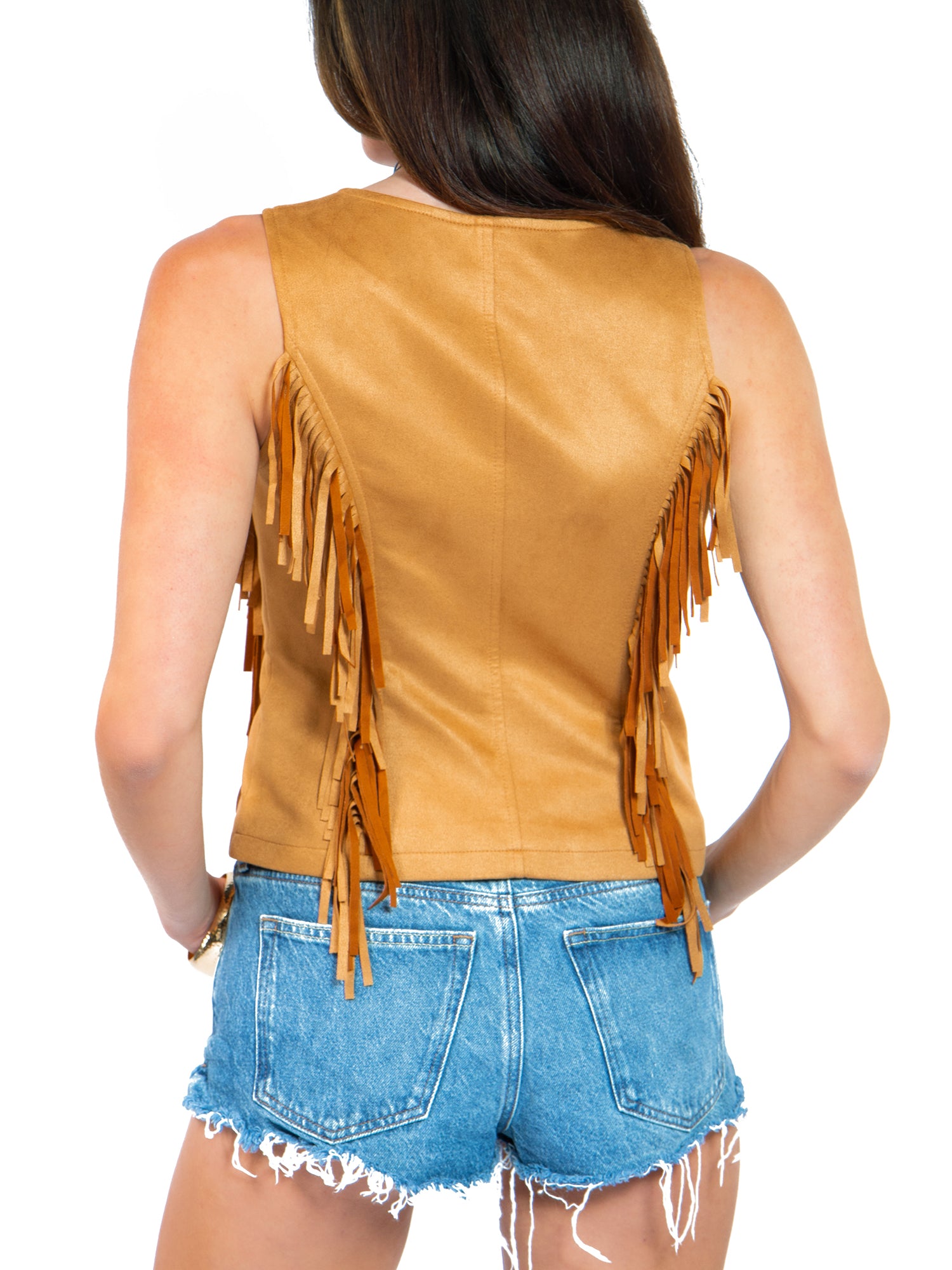Western Girl Fringe Vest