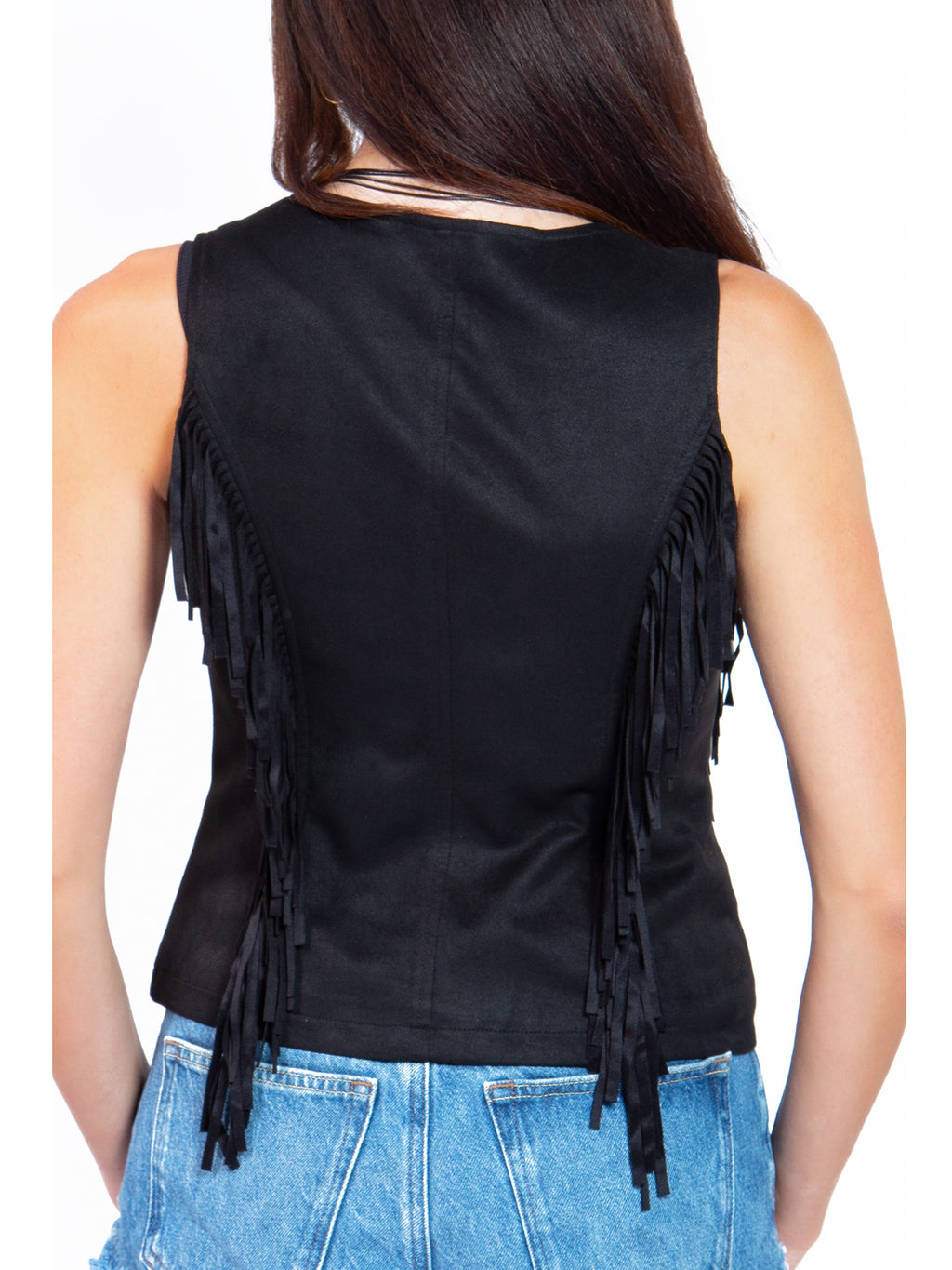 Western Girl Fringe Vest