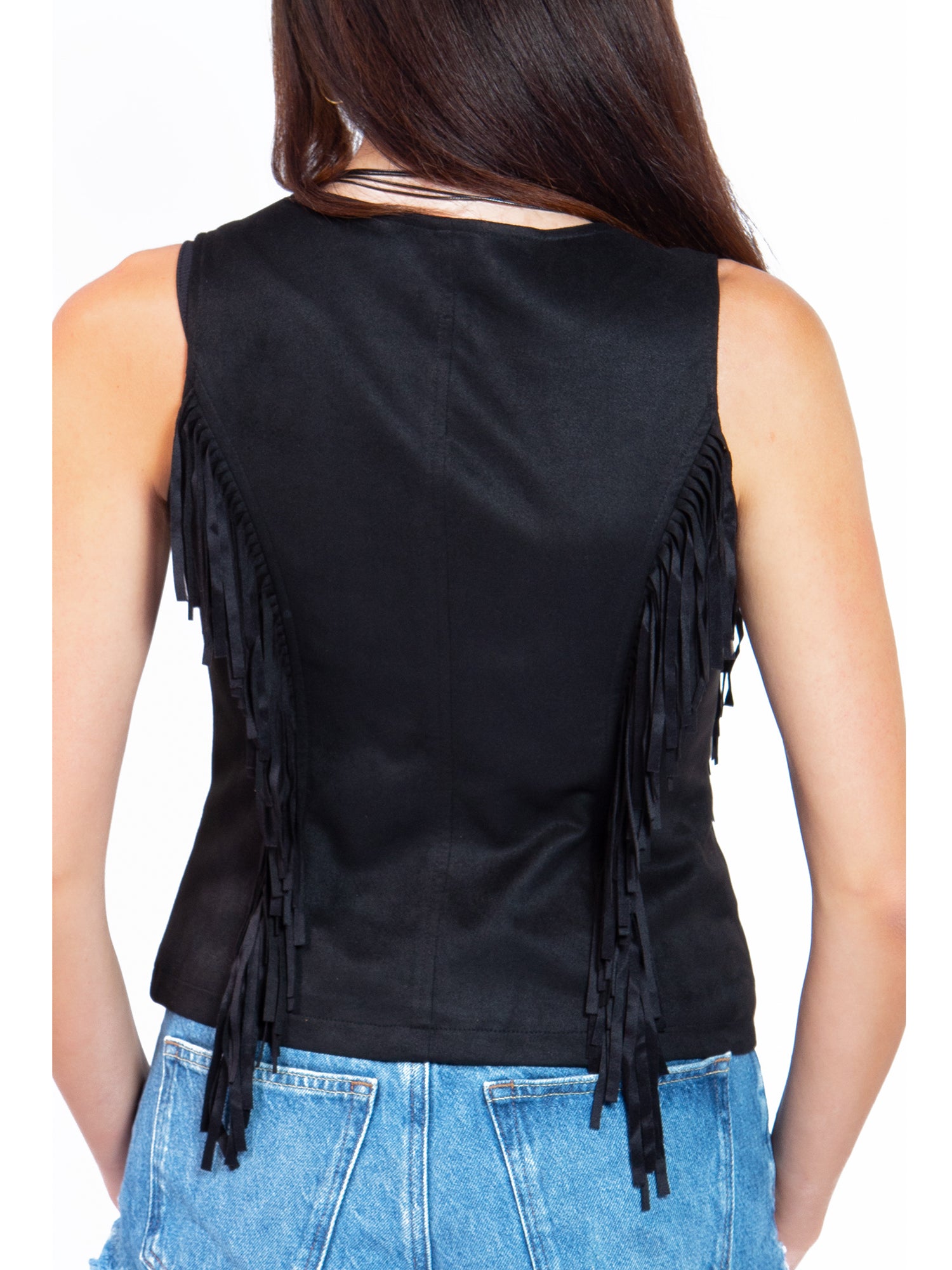 Western Girl Fringe Vest