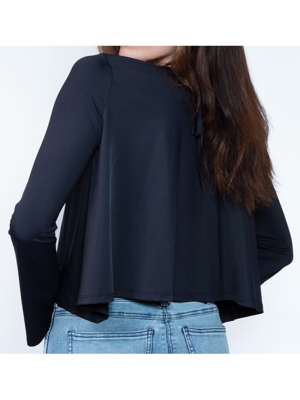 Sharkbite Halter Long Sleeve Top