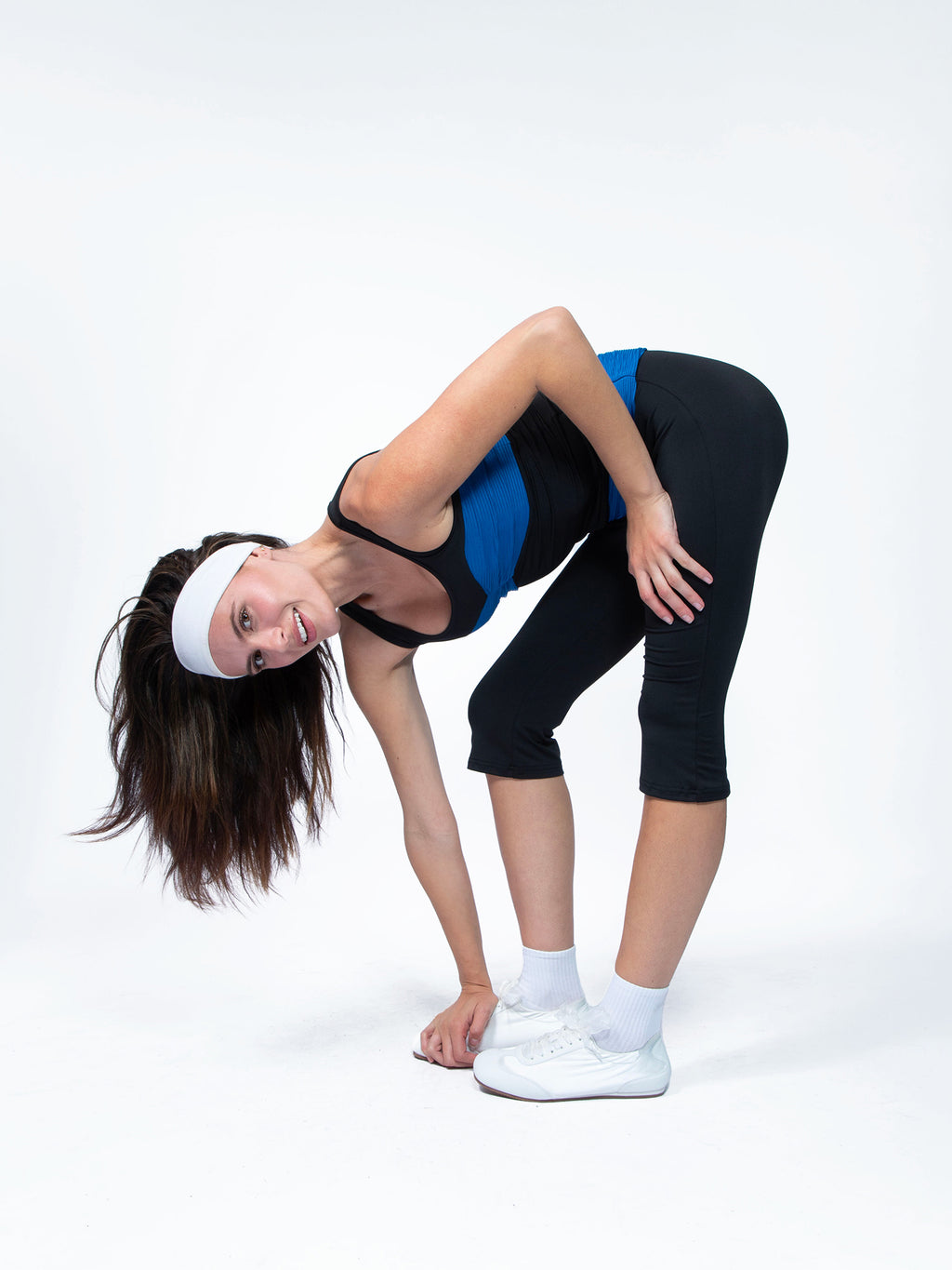 Contrast Waist Capris