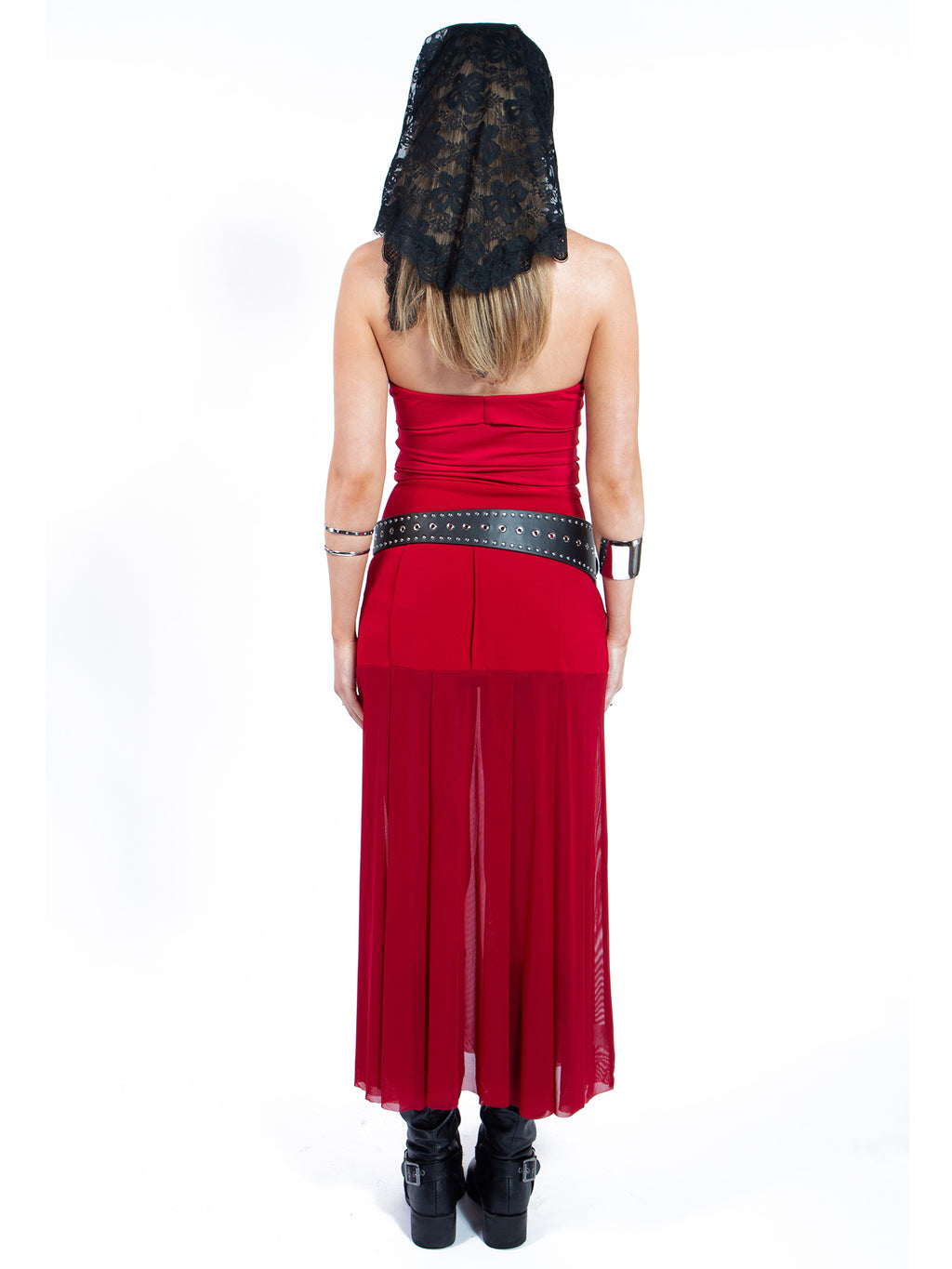 Strapless Fitted Seam Top